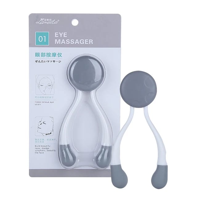 Eye Massage Wand Stick, Silicone Nose Lifter, Dual Heads Facial Roller